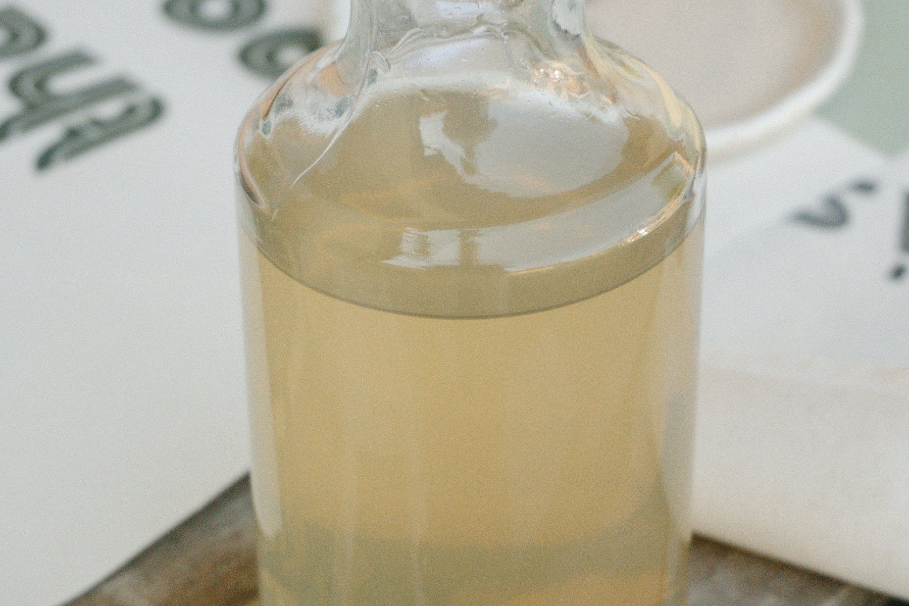 Reinigung mit Essiglösung